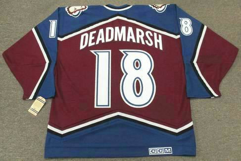 1998-99 Adam Deadmarsh Game Worn, Signed Colorado Avalanche, Lot #82863