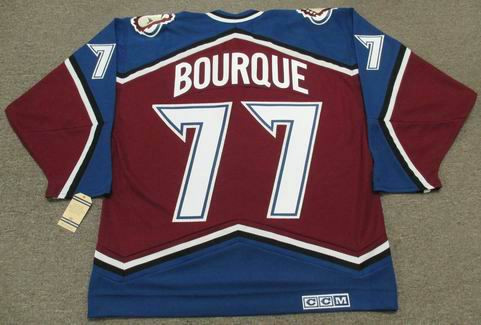 CCM  RAYMOND BOURQUE Colorado Avalanche 2001 Vintage NHL Hockey Jersey