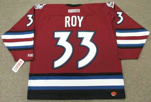 PATRICK ROY  Colorado Avalanche 2001 CCM Vintage NHL Hockey Jersey