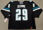 RYANE CLOWE San Jose Sharks 2006 CCM Throwback Alternate NHL Jersey