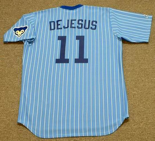 IVAN DEJESUS Chicago Cubs 1978 Majestic Cooperstown Throwback Baseball  Jersey - Custom Throwback Jerseys