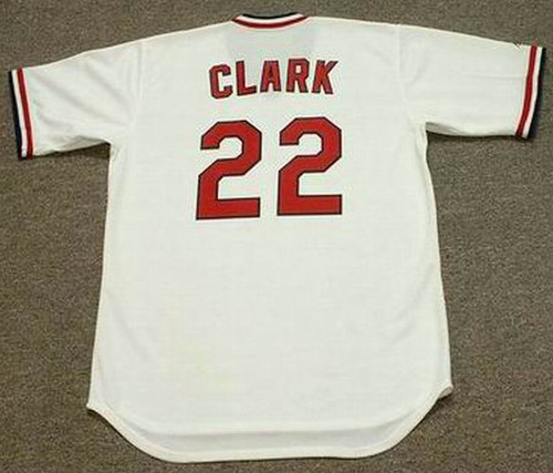MAJESTIC  JACK CLARK San Francisco Giants 1982 Cooperstown Baseball Jersey