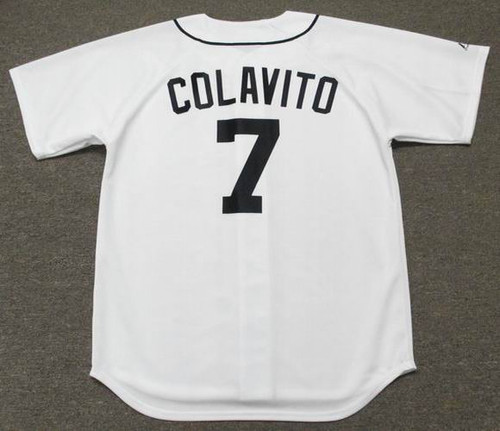 Rocky Colavito Men's Detroit Tigers Road Jersey - Gray Authentic