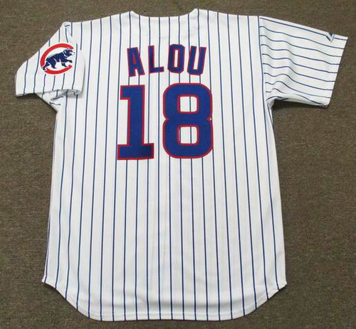 MOISES ALOU Chicago Cubs 2003 Majestic Throwback Home Baseball Jersey -  Custom Throwback Jerseys