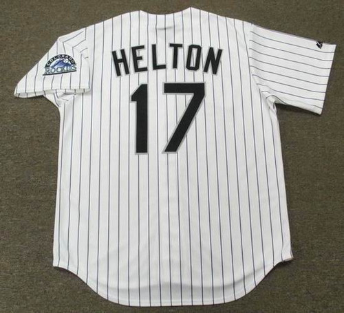 TODD HELTON Colorado Rockies 2001 Majestic Throwback Home Baseball Jersey -  Custom Throwback Jerseys