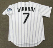 JOE GIRARDI Colorado Rockies 1995 Majestic Throwback Home Baseball Jersey