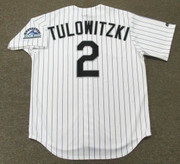 TROY TULOWITZKI Colorado Rockies 2014 Majestic Home Baseball Jersey