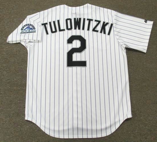 Colorado Rockies Troy Tulowitzki Game-Used 4th of July Jersey