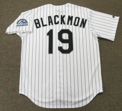 Charlie Blackmon Colorado Rockies Home Replica Name White Baseball