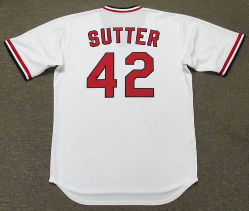 Bruce Sutter 42 Memorial St. Louis Cardinals Jersey Patch (White)