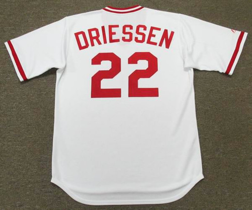 Dan Driessen Jersey - 1975 Cincinnati Reds Cooperstown Throwback