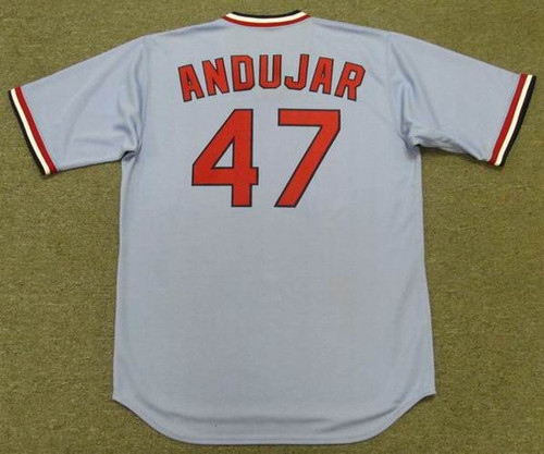 St. Louis Cardinals Jersey Blue Majestic Throwback Cooperstown 