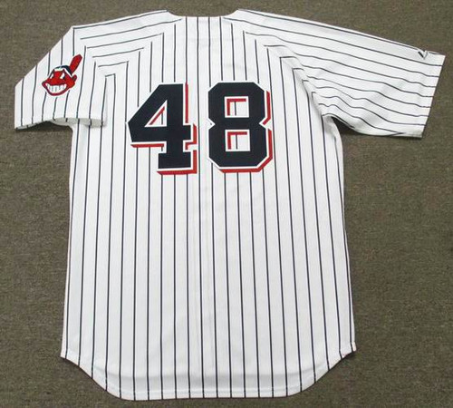 MAJESTIC  SAM McDOWELL Cleveland Indians 1969 Cooperstown Baseball Jersey