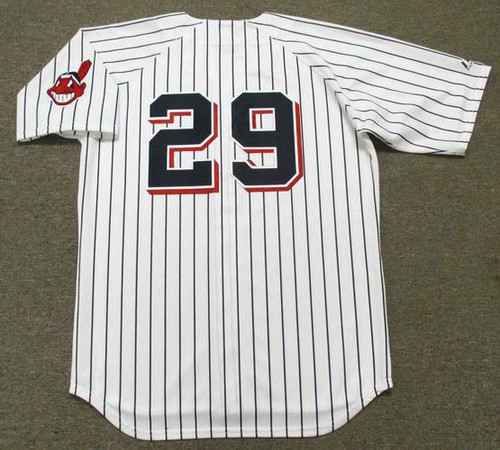 JOHN LOWENSTEIN  Cleveland Indians 1970 Away Majestic Throwback