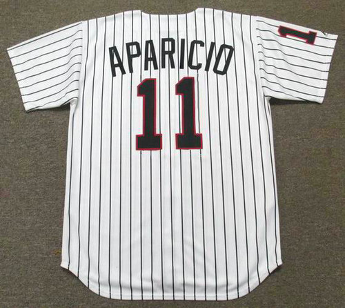 White Sox No11 Luis Aparicio Grey Road Women's Stitched Jersey