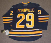 JASON POMINVILLE Buffalo Sabres 2011 REEBOK Throwback NHL Hockey Jersey