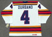 STEVE DURBANO Kansas City Scouts 1975 Home CCM Throwback NHL Jersey - BACK