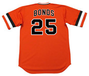 BARRY BONDS San Francisco Giants 1970's Majestic Cooperstown Baseball Jersey