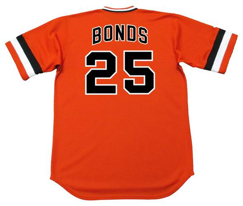 Barry Bonds Jersey - San Francisco Giants 1970 Throwback MLB