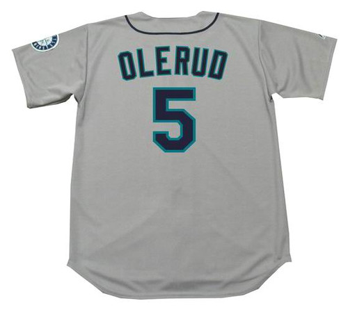 JOHN OLERUD CERTIFIED AUTHENTIC GAME USED JERSEY CARD SEATTLE MARINERS