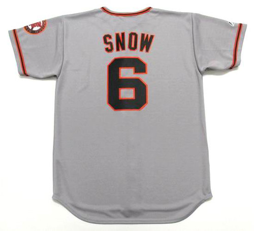 MAJESTIC  J.T. SNOW San Francisco Giants 2002 Throwback Baseball Jersey