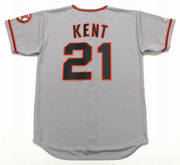 JEFF KENT San Francisco Giants 2002 Majestic Throwback Away Baseball Jersey