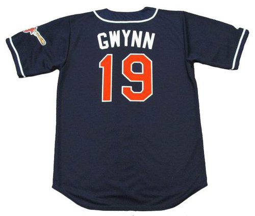 TONY GWYNN  San Diego Padres 1997 Away Majestic Throwback Baseball Jersey