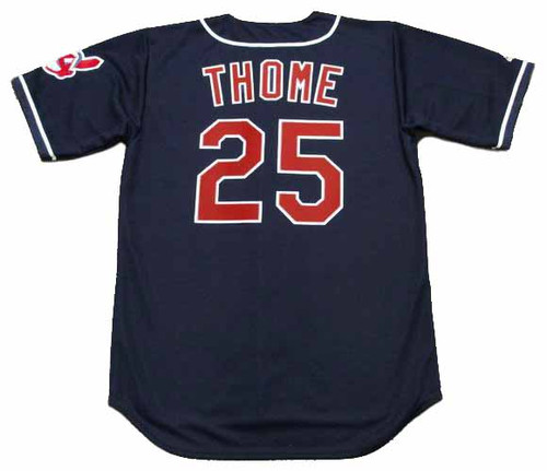 MAJESTIC  JIM THOME Cleveland Indians 1993 Cooperstown Baseball