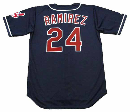 MAJESTIC | MANNY RAMIREZ Cleveland Indians 1995 Throwback Baseball