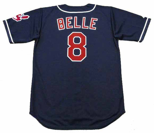 1989 Albert Belle Cleveland Indians Authentic Rawlings MLB Jersey