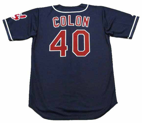 Bartolo Colon Cleveland Indians Grey Road Jersey w/ Team Patch Men's (S-3XL)