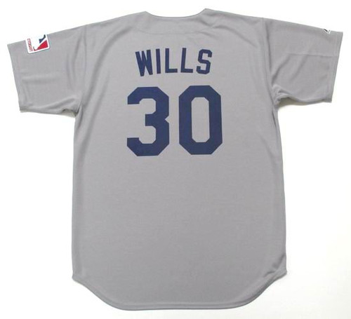 MAJESTIC  WILLIE DAVIS Los Angeles Dodgers 1969 Cooperstown Baseball Jersey