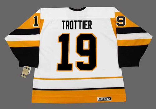 Pittsburgh Penguins No19 Bryan Trottier Green Salute to Service Jersey