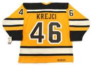 DAVID KREJCI Boston Bruins 2010 CCM Vintage "Winter Classic" NHL Hockey Jersey