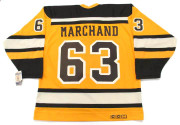 BRAD MARCHAND Boston Bruins 2010 CCM Vintage "Winter Classic" NHL Hockey Jersey - BACK