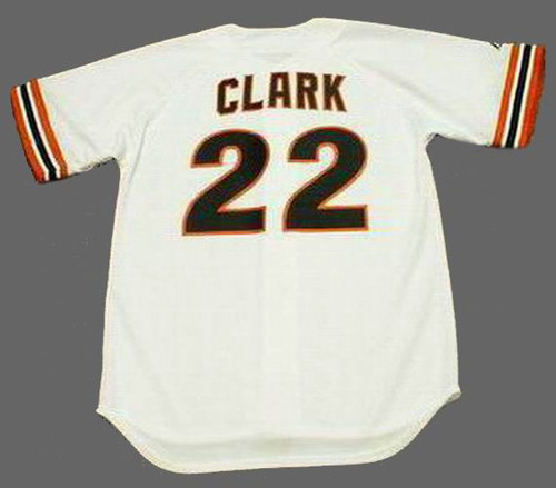 FRAMED Autographed/Signed JACK CLARK 33x42 San Francisco Orange Jersey –  Super Sports Center