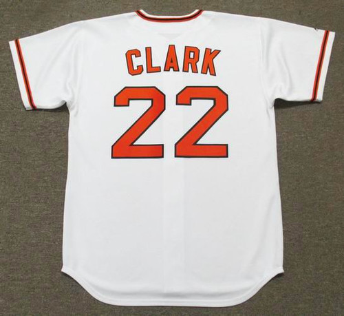 WILL CLARK San Francisco Giants 1989 Home Majestic Baseball