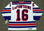 PAT LAFONTAINE New York Rangers 1997 Home CCM Throwback NHL Hockey Jersey - BACK