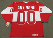 DETROIT RED WINGS 1920's CCM Vintage Alumni Jersey Customized "Any Name & Number"