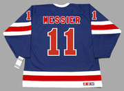 MARK MESSIER New York Rangers 1991 CCM Vintage Throwback NHL Hockey Jersey - BACK