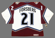 PETER FORSBERG Colorado Avalanche 2001 CCM Vintage Throwback NHL Hockey Jersey - BACK