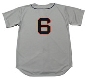 Al Kaline 1955 Detroit Tigers Majestic MLB Away Throwback Jersey - Back