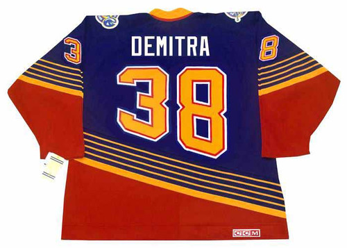 Adidas St. Louis Blues No38 Pavol Demitra Black 1917-2017 100th Anniversary Stitched NHL Jersey