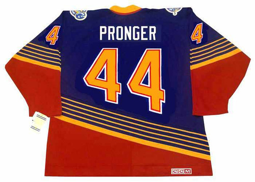 Vintage CCM St. Louis Blues hockey Jersey made in Canada #44 Pronger size M