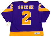 MATT GREENE Los Angeles Kings 1970's CCM Vintage Throwback NHL Hockey Jersey