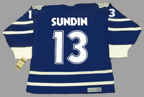 MATS SUNDIN TORONTO MAPLE LEAFS JERSEY # 13 - CCM SIZE 52 VINTAGE HOCKEY -  NEW WITH TAGS