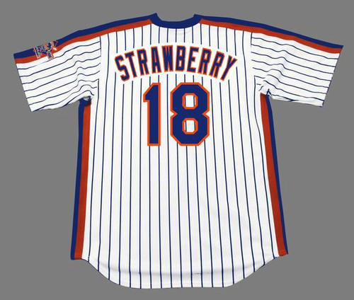 Mitchell & Ness Authentic New York Mets 1986 Darryl Strawberry Jersey –  Exclusive Fitted Inc.