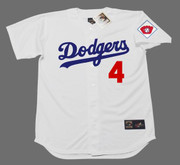 DUKE SNIDER 1951 Majestic Throwback Home Brooklyn Dodgers Shirt - FRONT