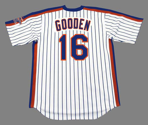 Authentic Jersey New York Mets Home 1986 Dwight Gooden