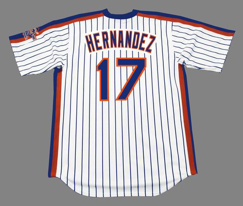 MAJESTIC  KEITH HERNANDEZ New York Mets 1986 Cooperstown Baseball Jersey